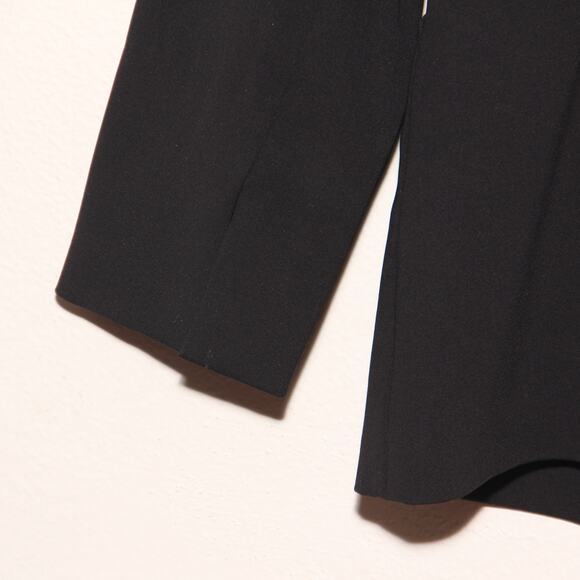 Doncaster Snap Buckle Front Black Blazer Size 6 - Picture 10 of 11